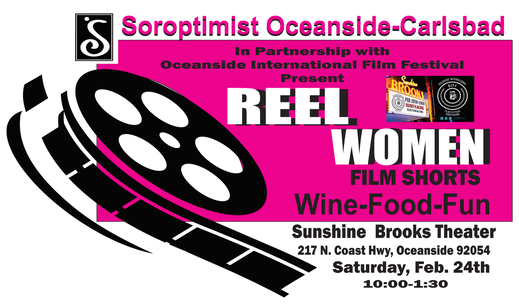 Soroptimist reel women film festival Feb.24.2024
