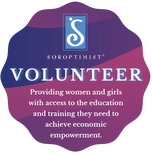 Soroptimist Volunteer Badge
